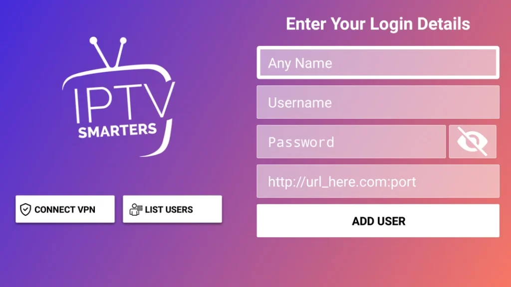 a screenshot of a login screen