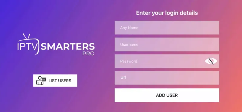 Smarters pro login